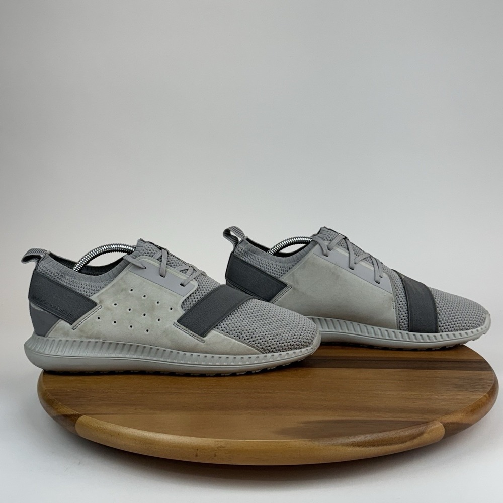 Mens Under Armour Threadborne Shift Lifestyle Gray Knit Sneakers Shoes Size 10 D